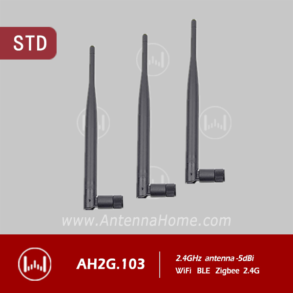 H195 Rubber high gain SMA-J ,2.4G antenna